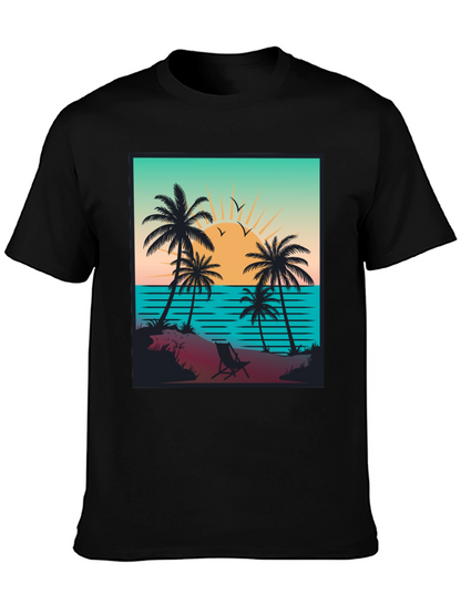 Sunset Beach Graphic Tee - Island Vibes