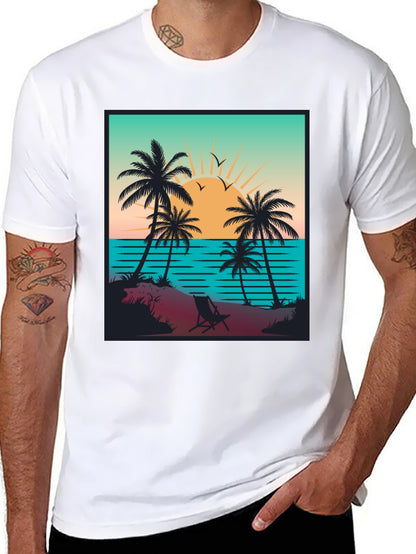 Sunset Beach Graphic Tee - Island Vibes