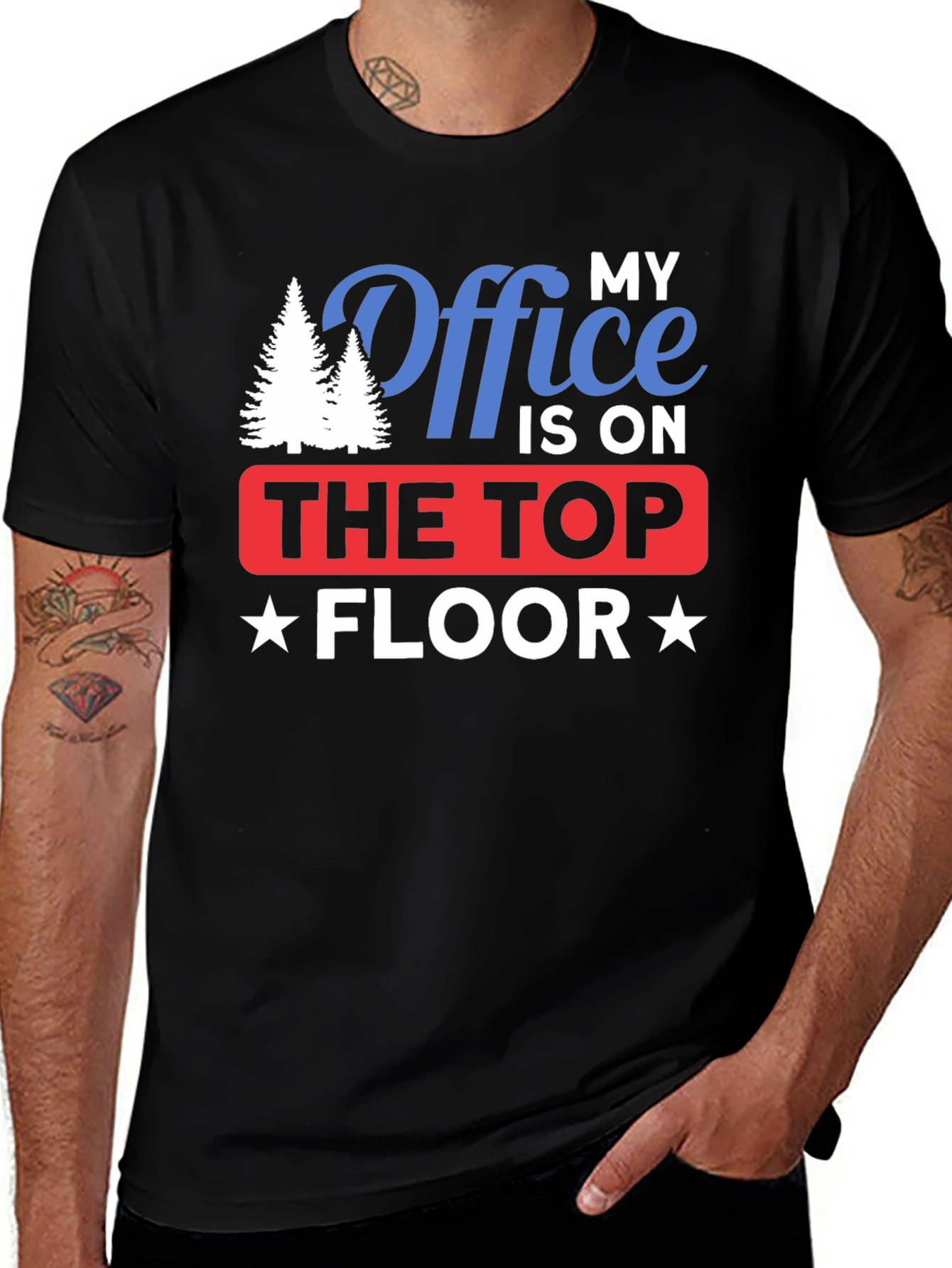 My Office is on The Top Floor T-Shirt