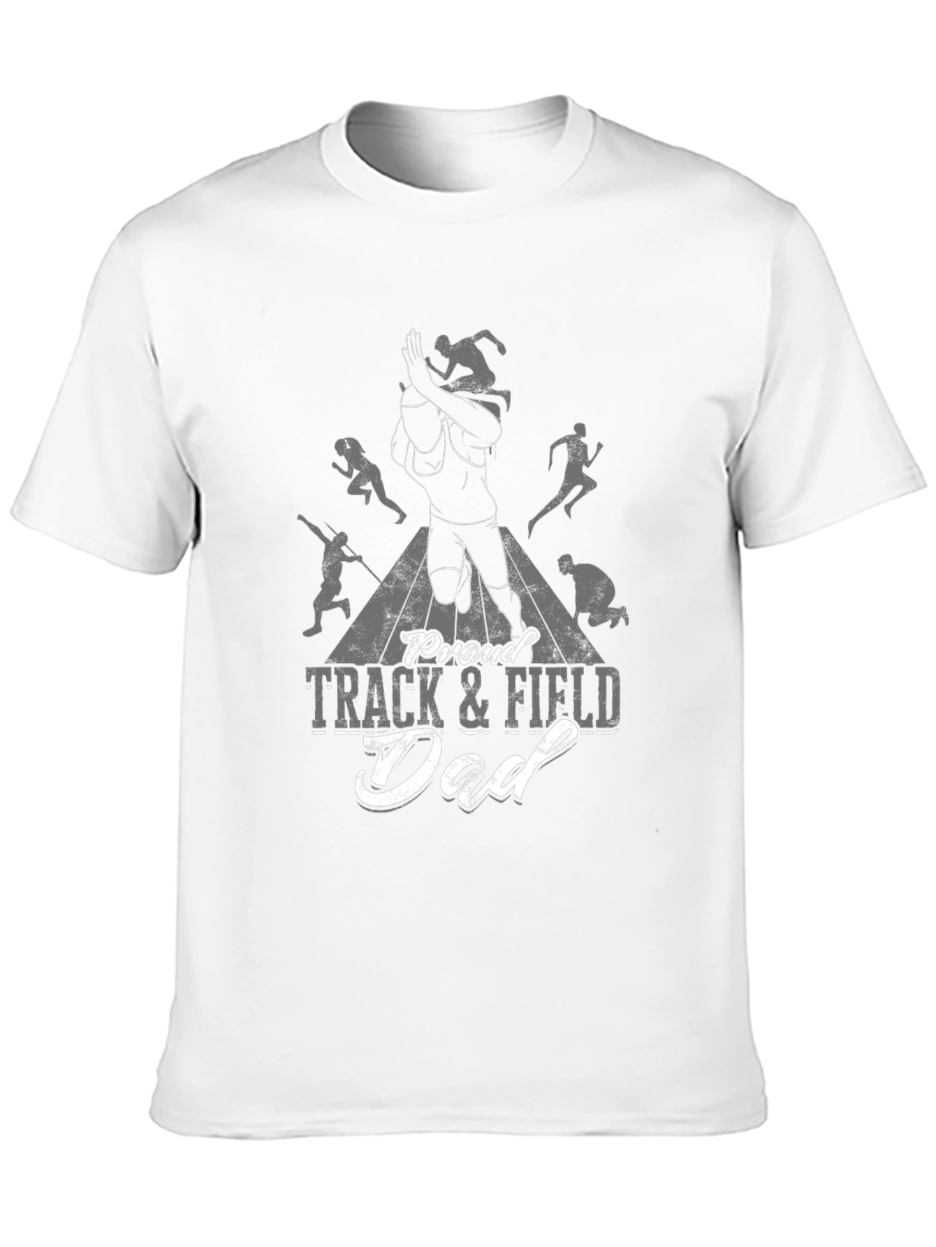 Proud Track & Field Dad T-Shirt