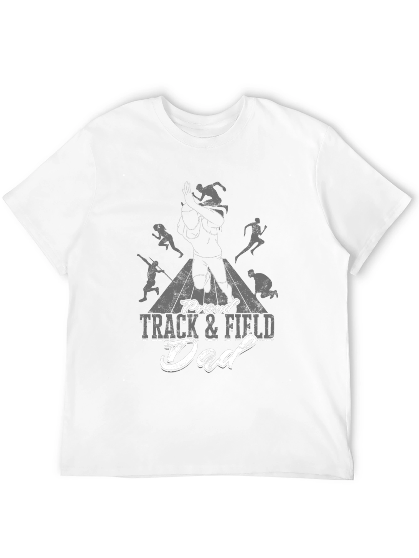 Proud Track & Field Dad T-Shirt