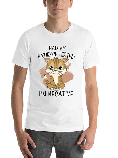 Patience Tested Cat Graphic T-Shirt