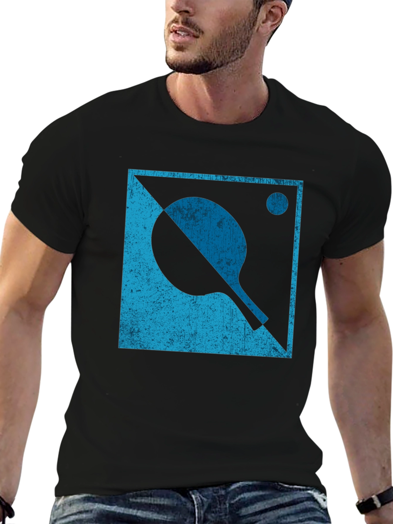 Retro Table Tennis Graphic Tee