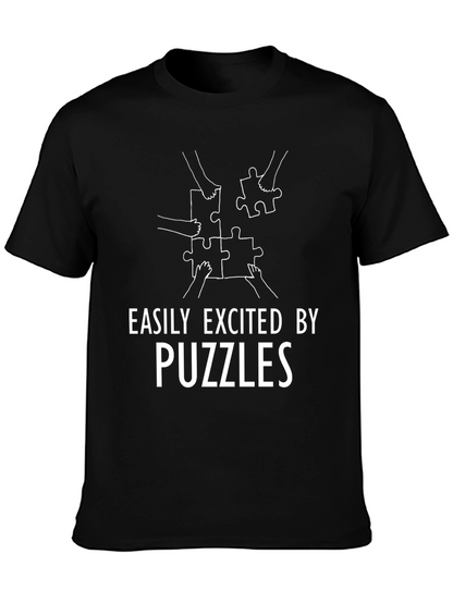 Easily Excited By Puzzles T-Shirt