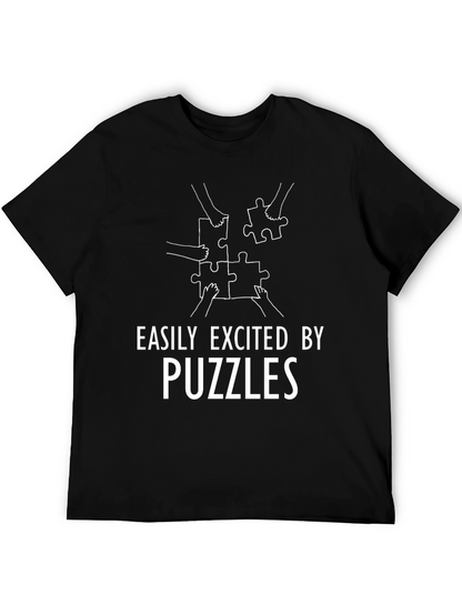 Easily Excited By Puzzles T-Shirt