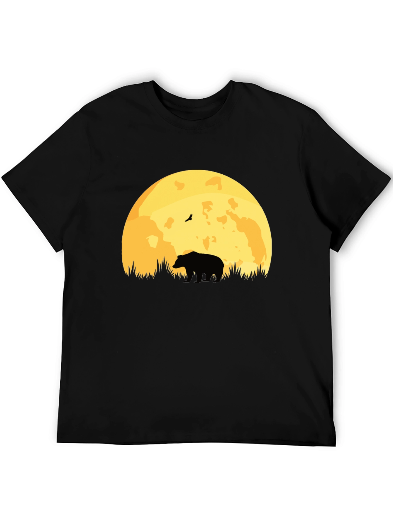 Bear Moon Silhouette T-Shirt - Nature Lovers Tee