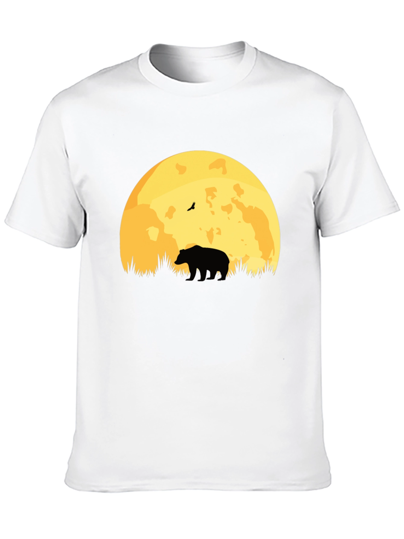 Bear Moon Silhouette T-Shirt - Nature Lovers Tee