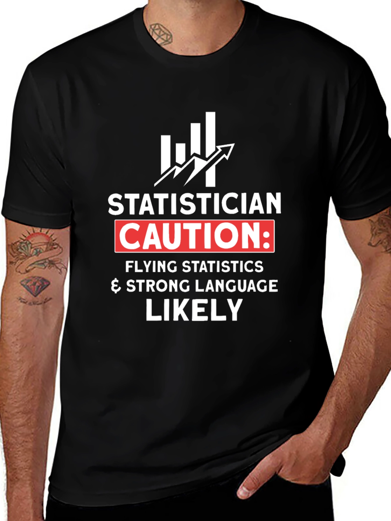 Statistician Caution T-Shirt - Funny Data Science Tee