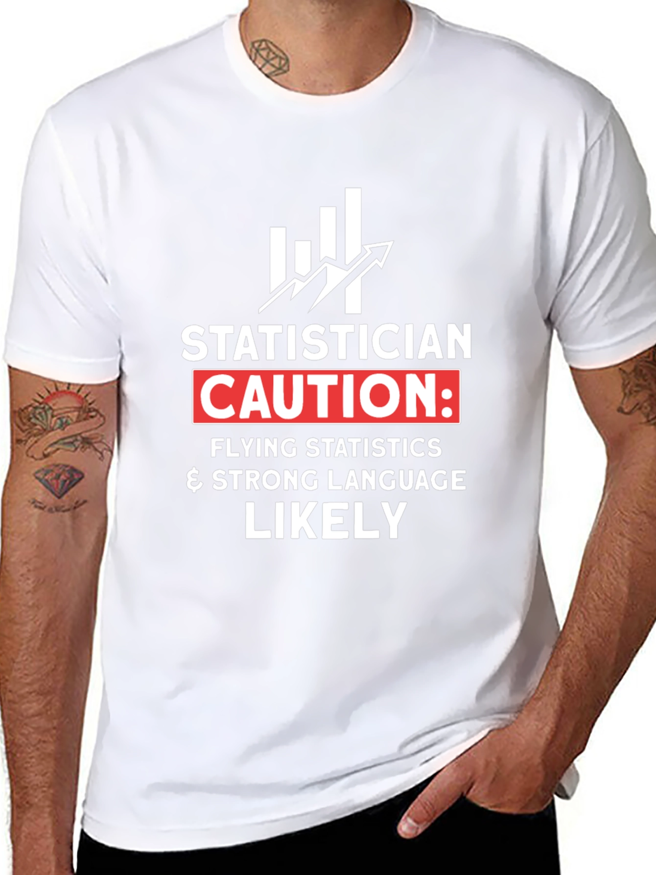 Statistician Caution T-Shirt - Funny Data Science Tee