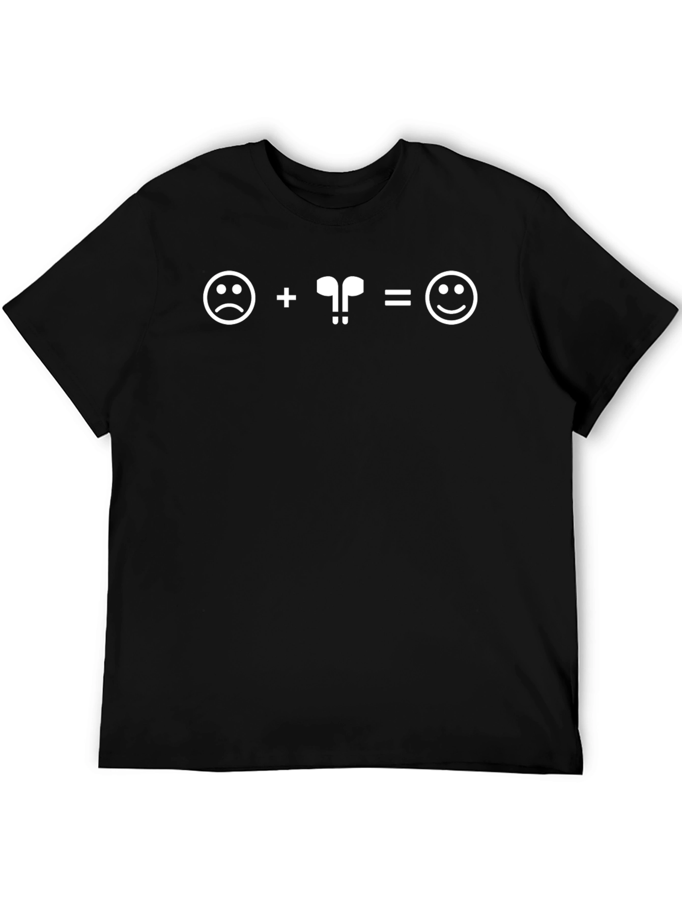 Sad to Happy: AirPods Equation T-Shirt