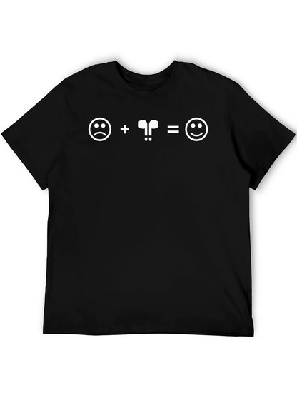 Sad to Happy: AirPods Equation T-Shirt