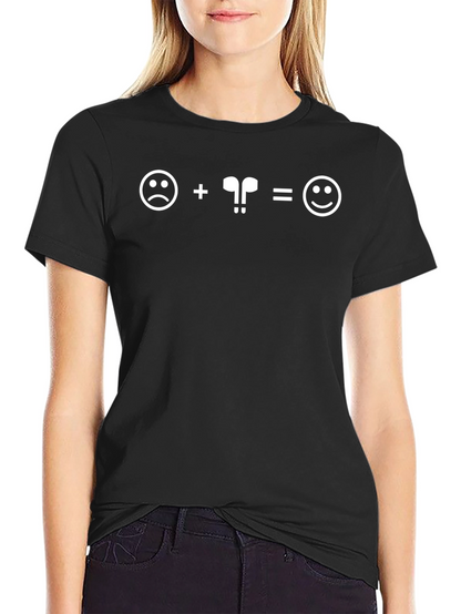 Sad to Happy: AirPods Equation T-Shirt