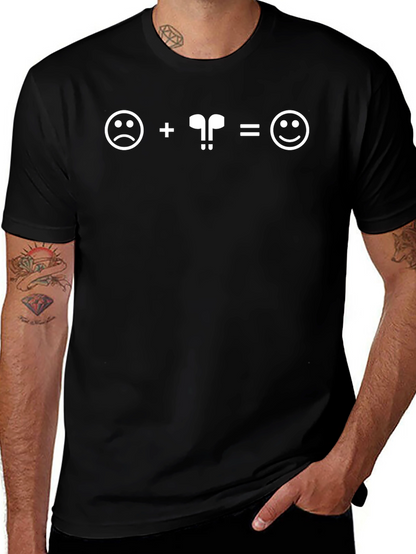 Sad to Happy: AirPods Equation T-Shirt