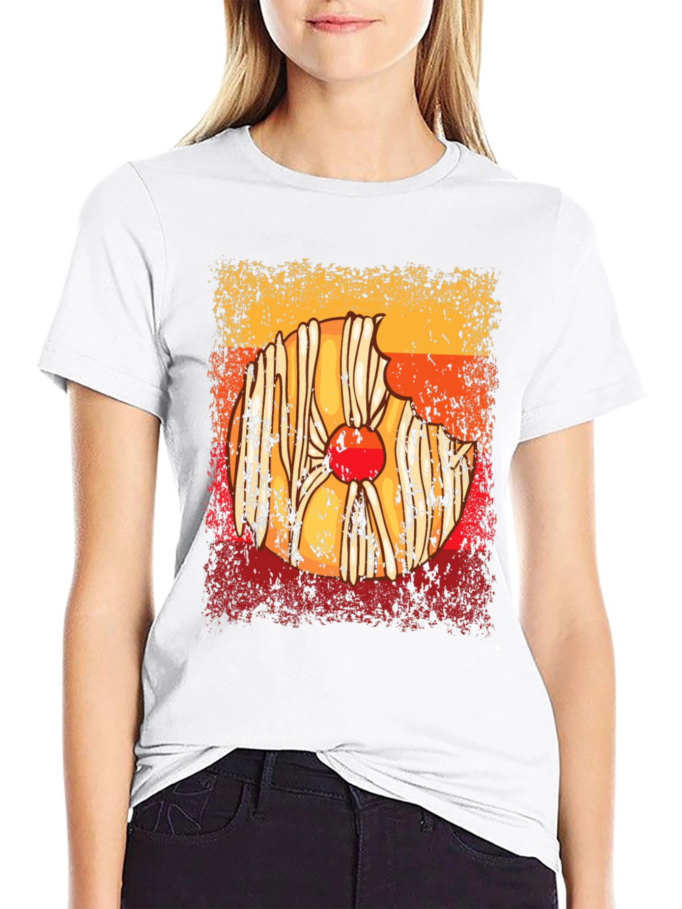 Retro Donut T-Shirt - Eat Me Graphic Tee