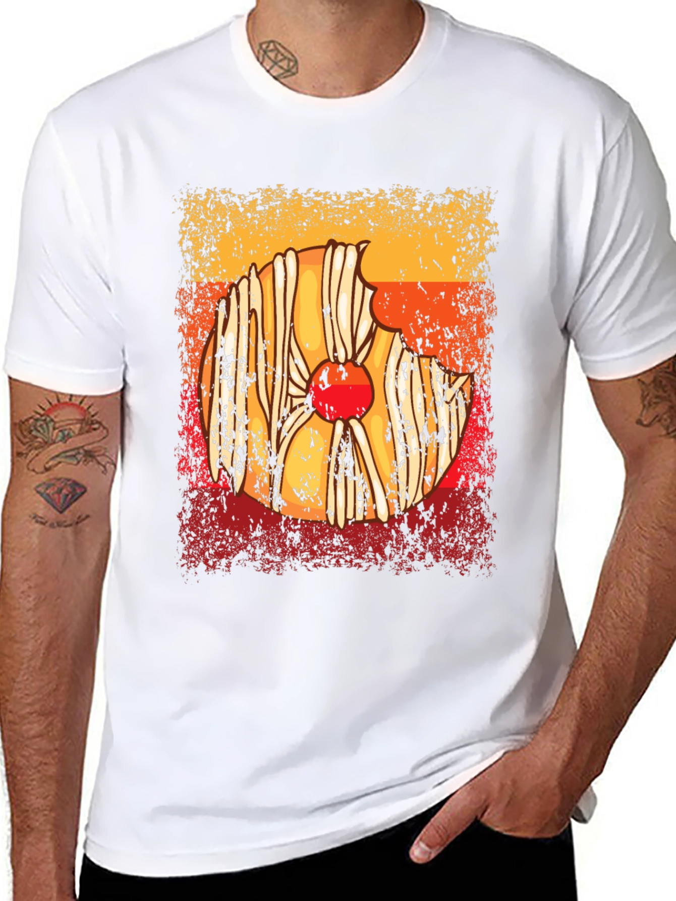 Retro Donut T-Shirt - Eat Me Graphic Tee