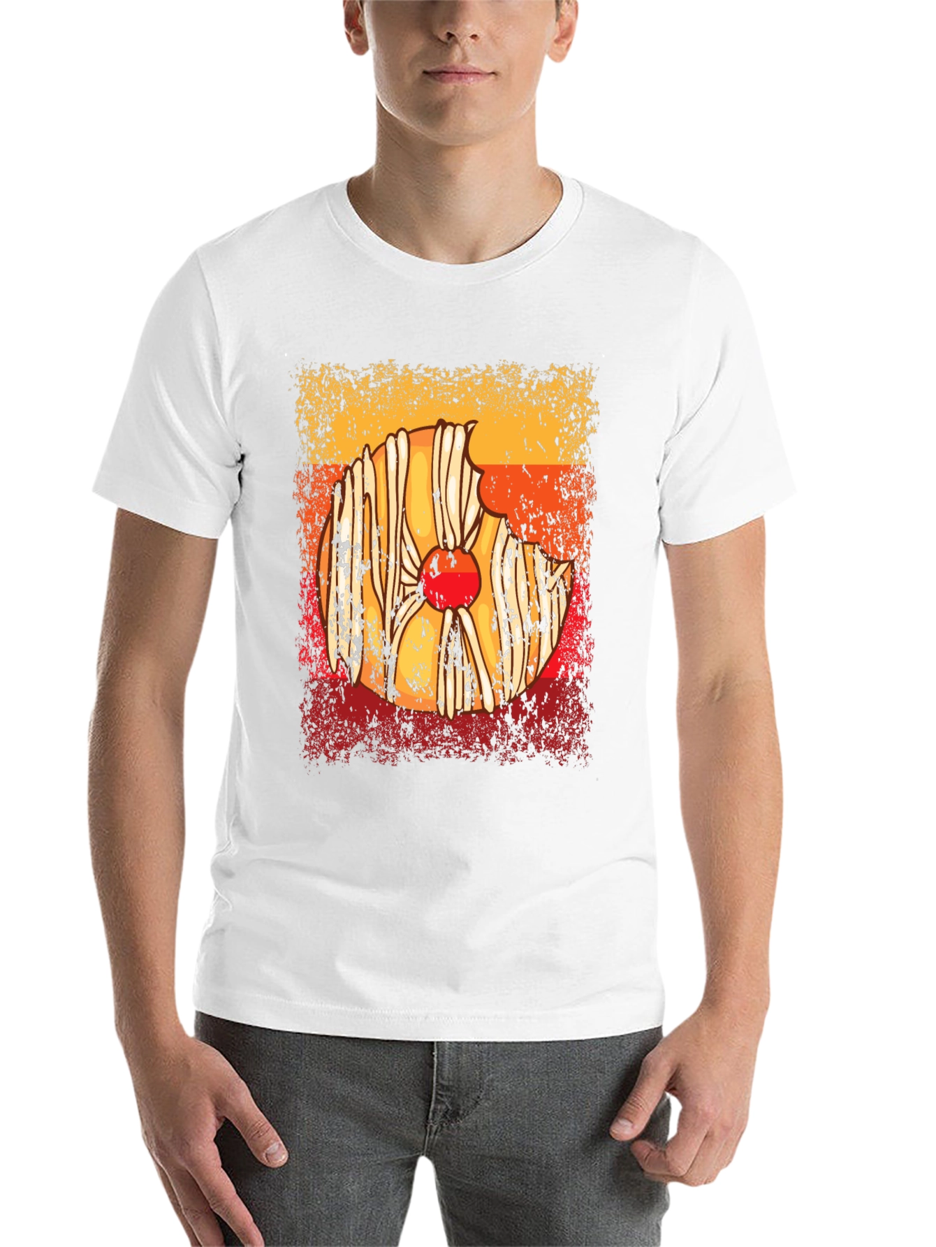 Retro Donut T-Shirt - Eat Me Graphic Tee