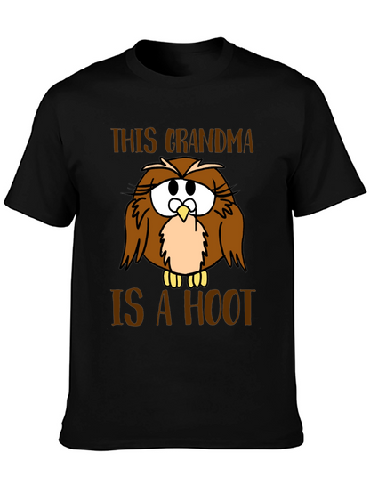 Funny Grandma Owl Graphic T-Shirt