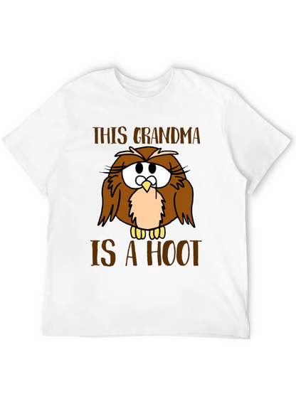 Funny Grandma Owl Graphic T-Shirt