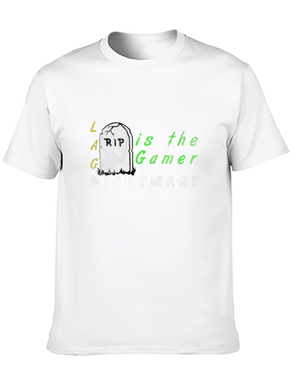 LAG is the Gamer Nightmare T-Shirt - Black