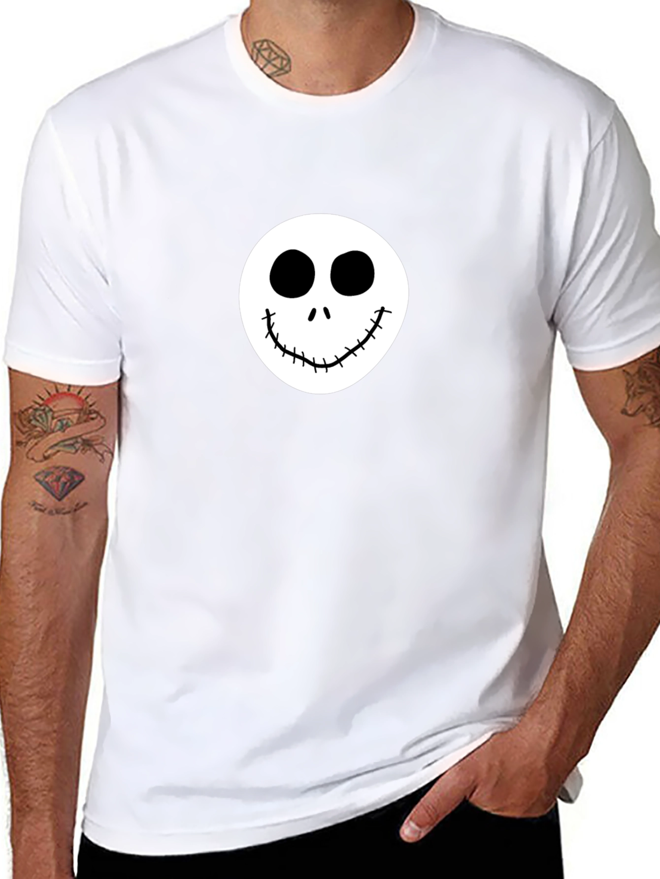 Spooky Smile Black Tee