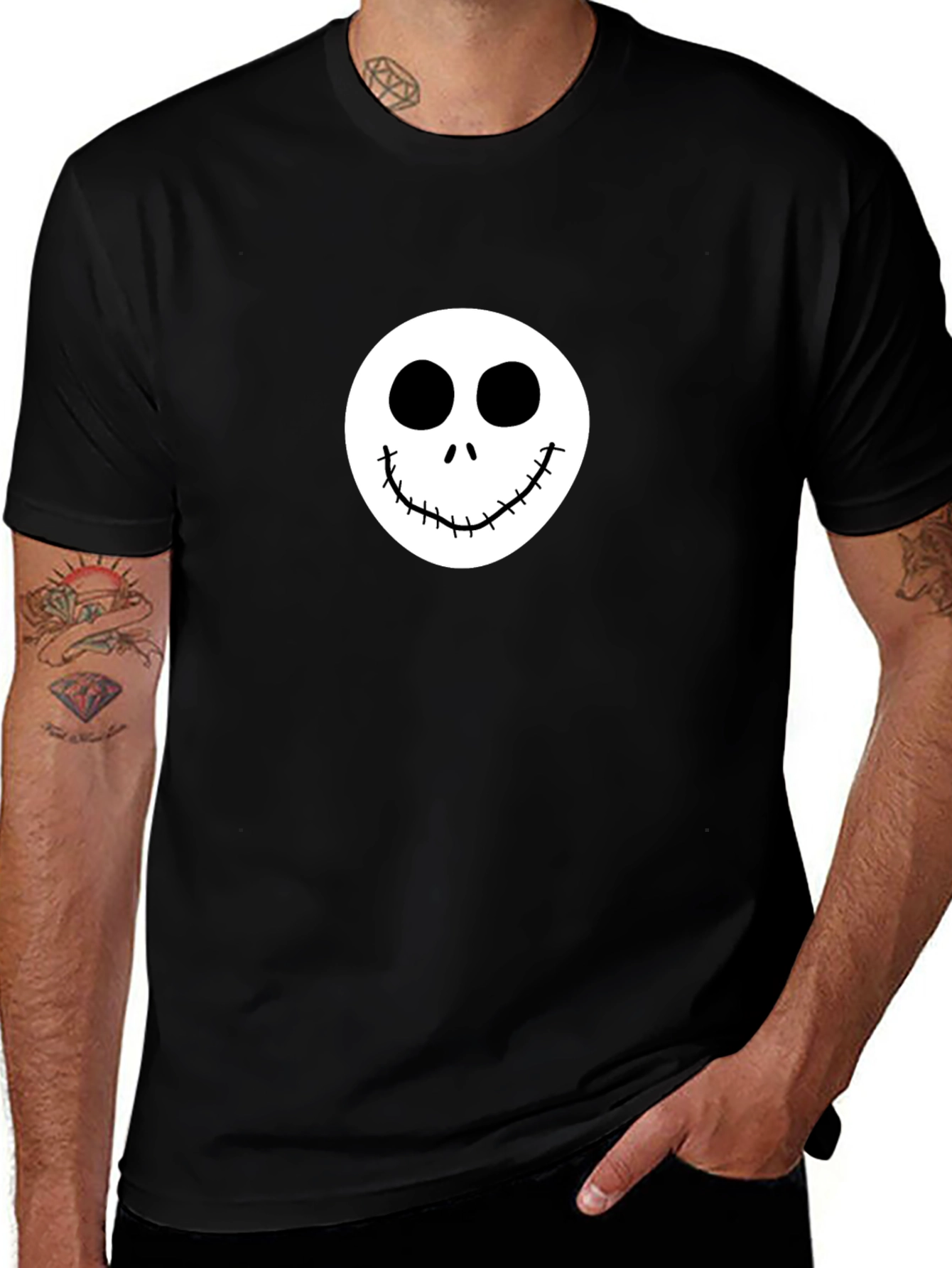 Spooky Smile Black Tee