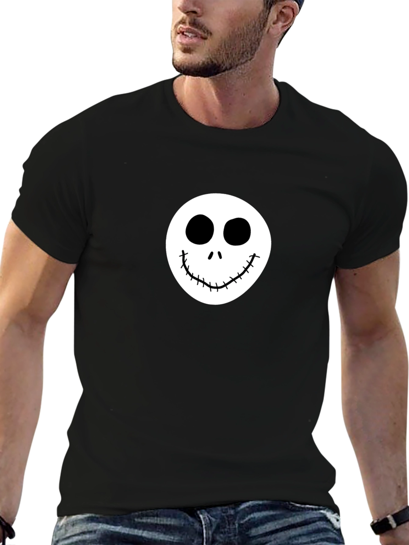 Spooky Smile Black Tee