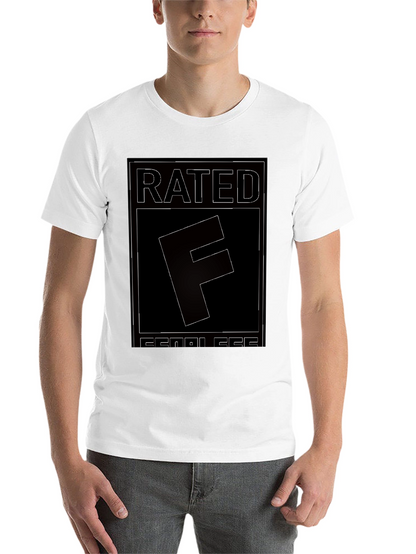 Rated F for Fearless Graphic Tee - Black
