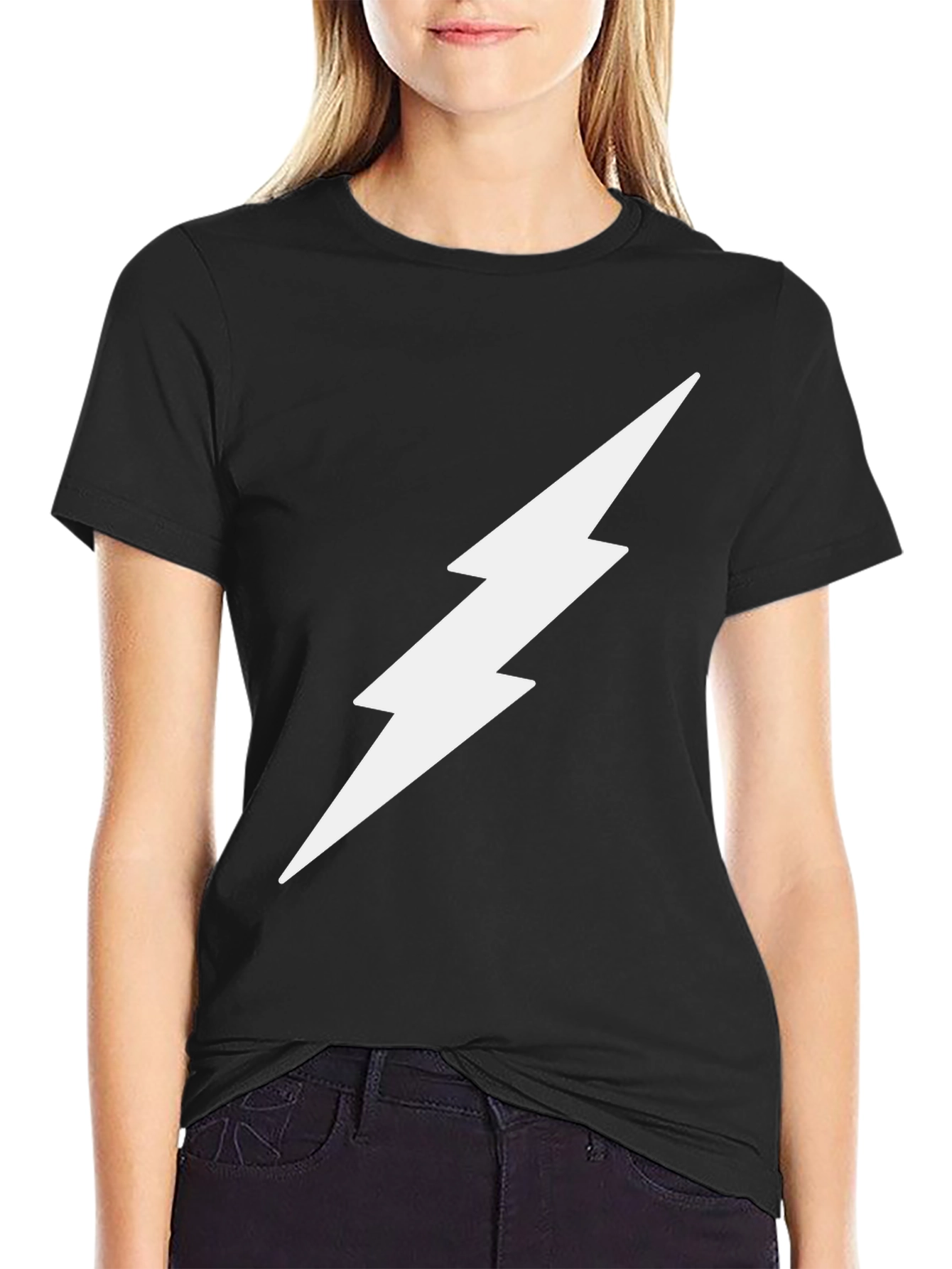 Lightning Bolt Graphic Tee - Modern Style