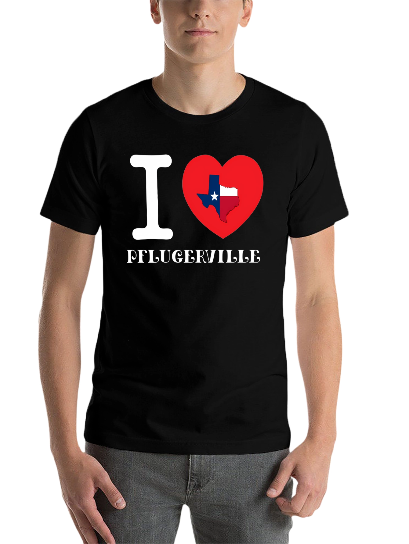 I Heart Pflugerville Texas State Pride T-Shirt
