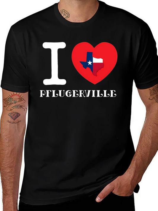 I Heart Pflugerville Texas State Pride T-Shirt
