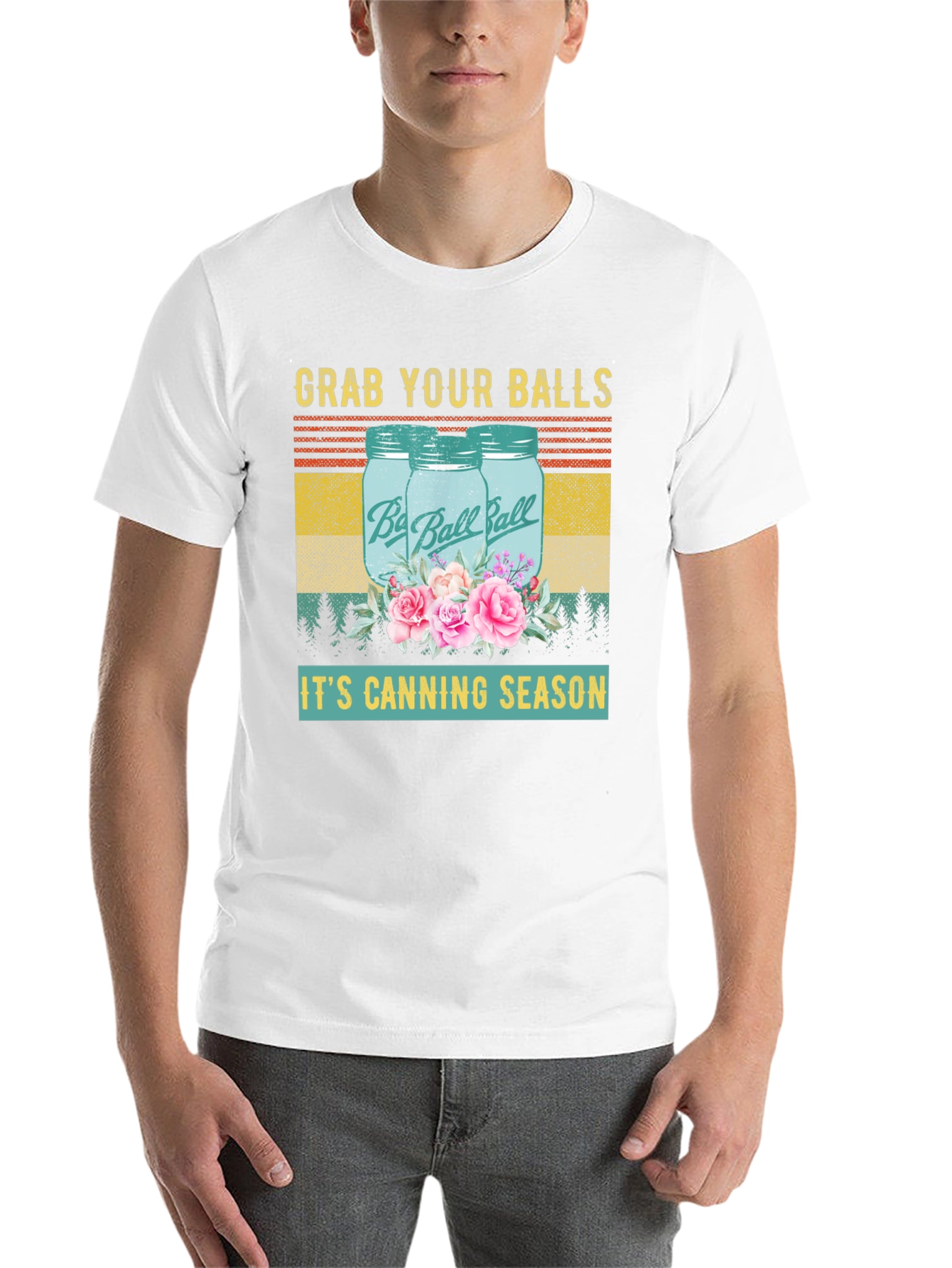 Grab Your Balls Its Canning Season Graphic T-Shirt