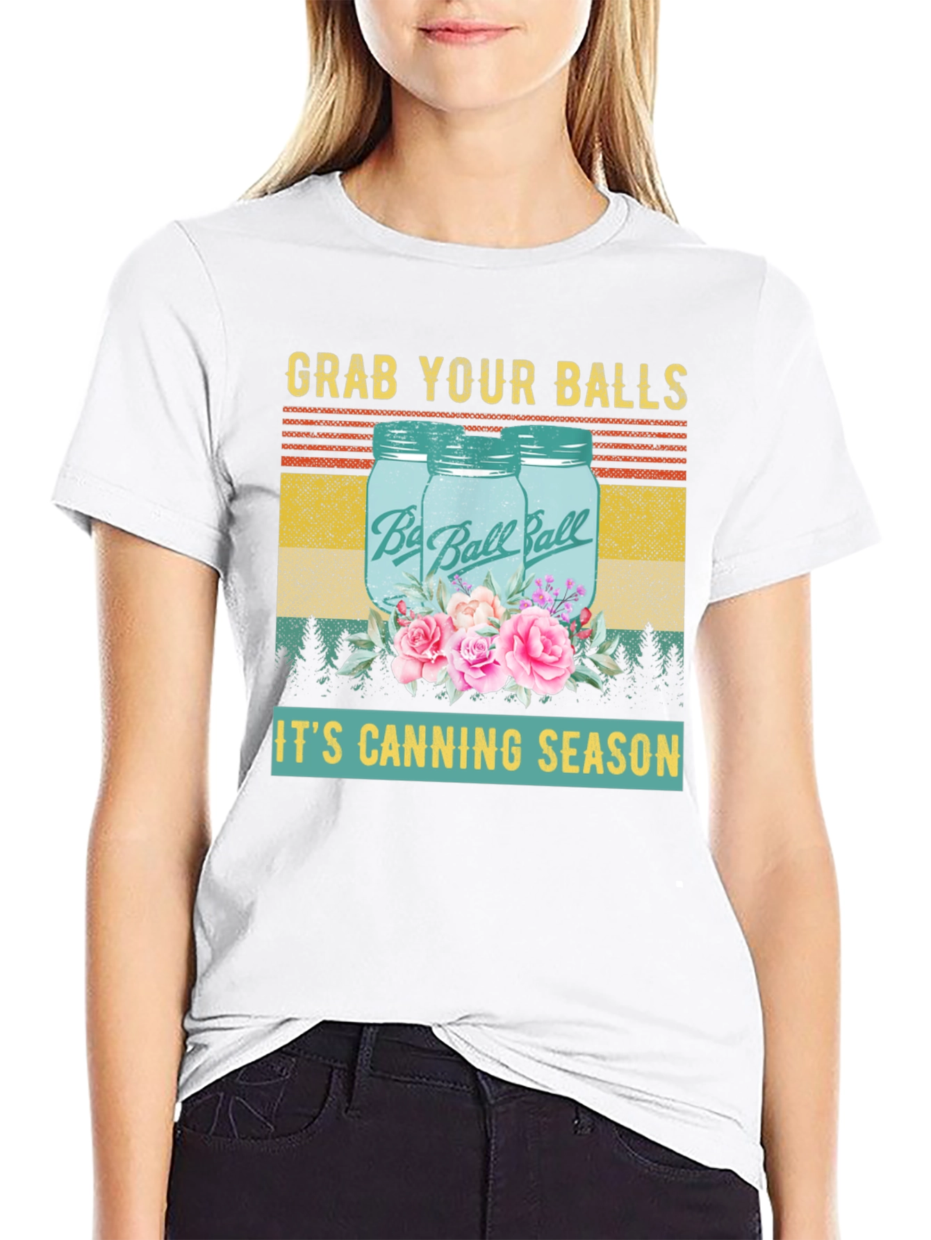 Grab Your Balls Its Canning Season Graphic T-Shirt
