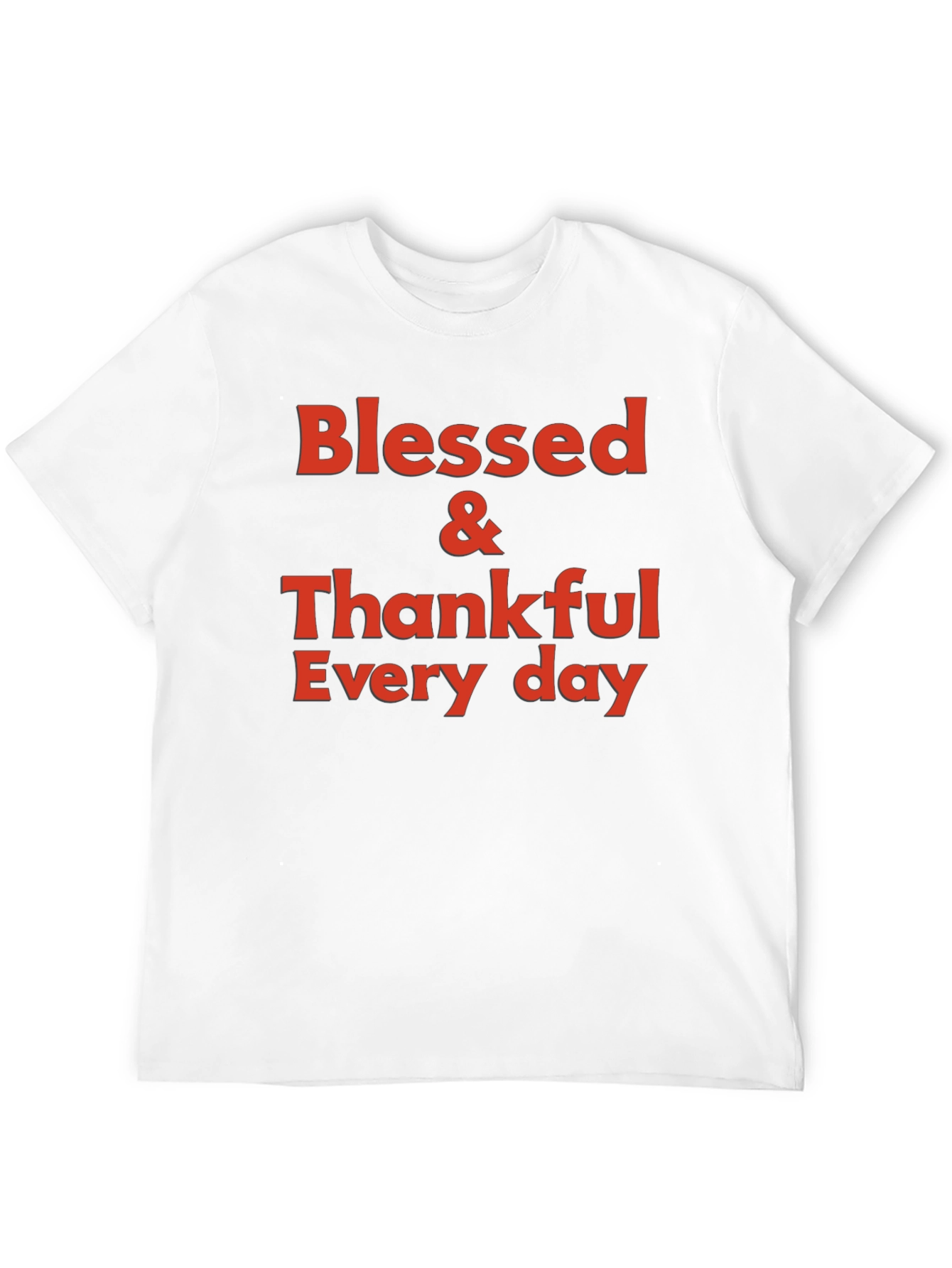 Blessed & Thankful Graphic T-Shirt