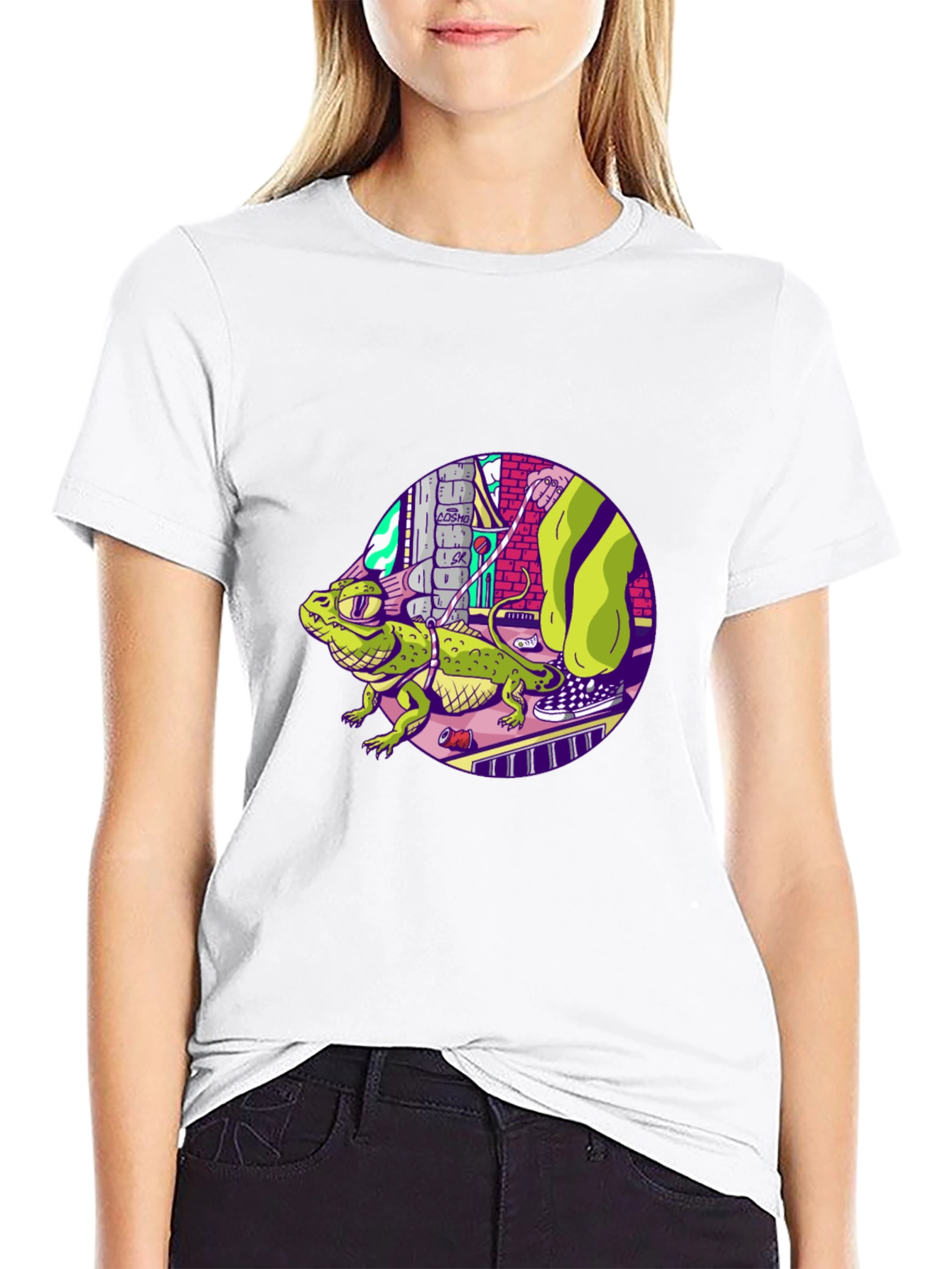 Cool Lizard Graphic Tee