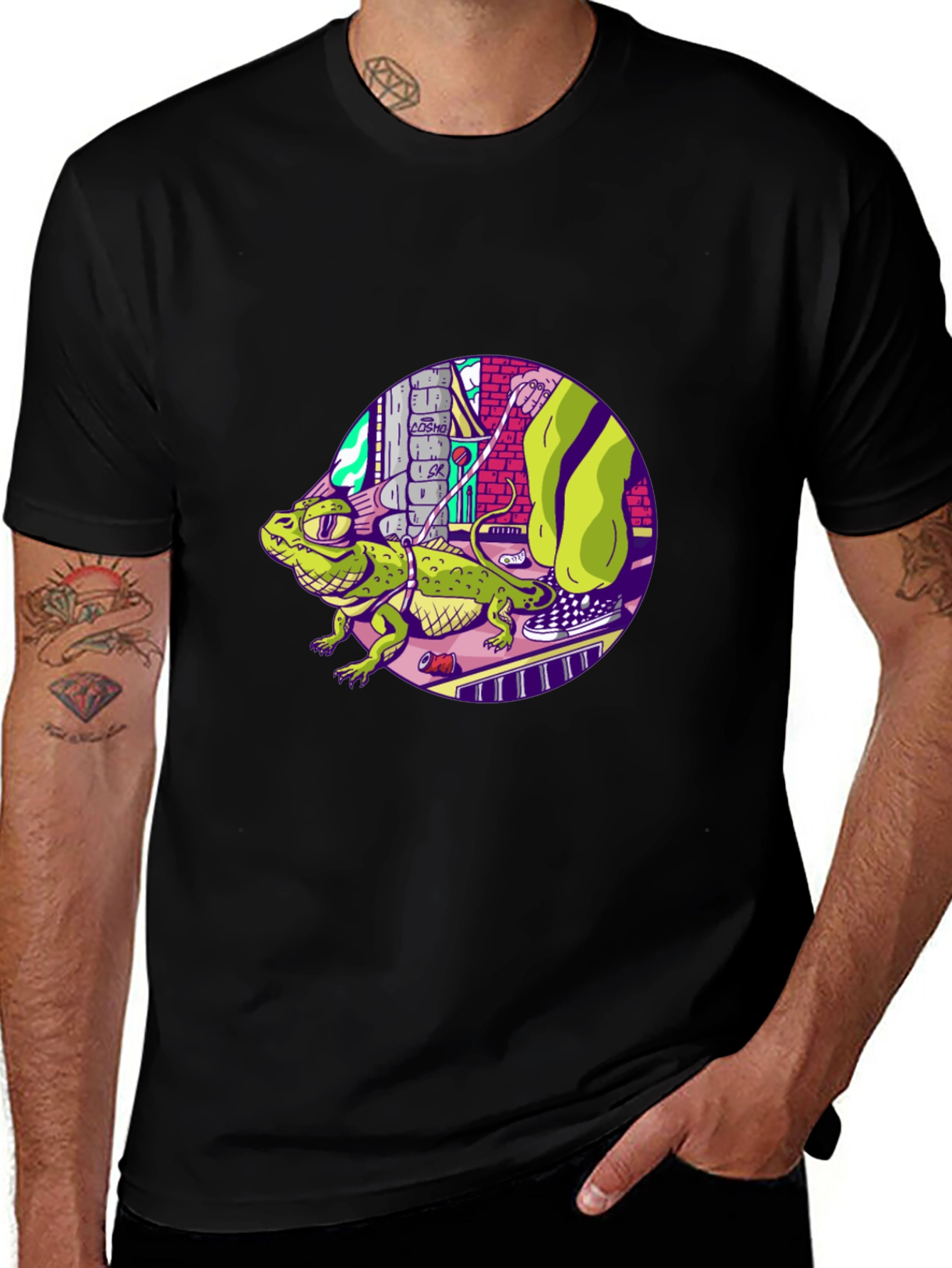Cool Lizard Graphic Tee