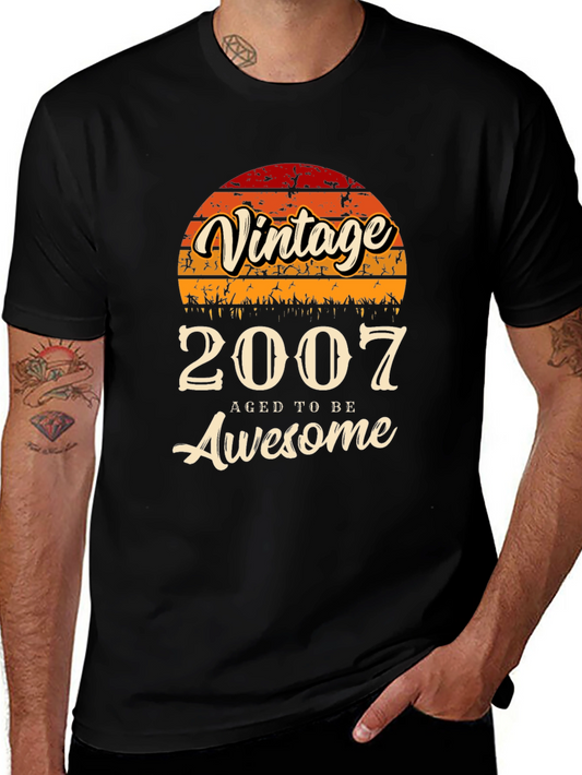 Vintage 2007 Aged to Be Awesome T-Shirt