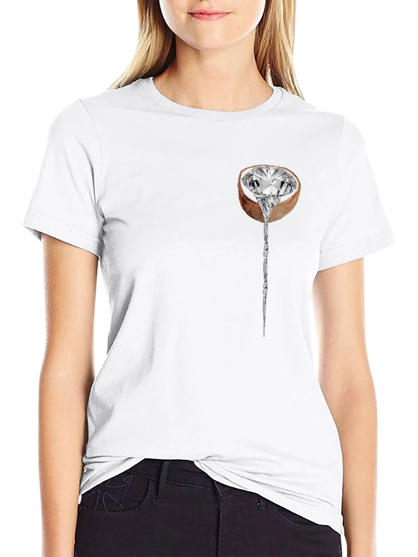 Diamond Coconut Novelty T-Shirt