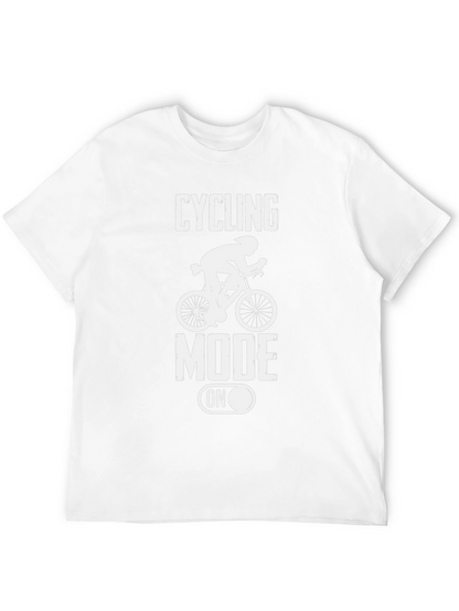 Cycling Mode On Graphic Tee - Black