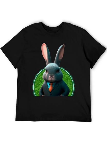 Bunny Business T-Shirt - Easter Rabbit in Suit