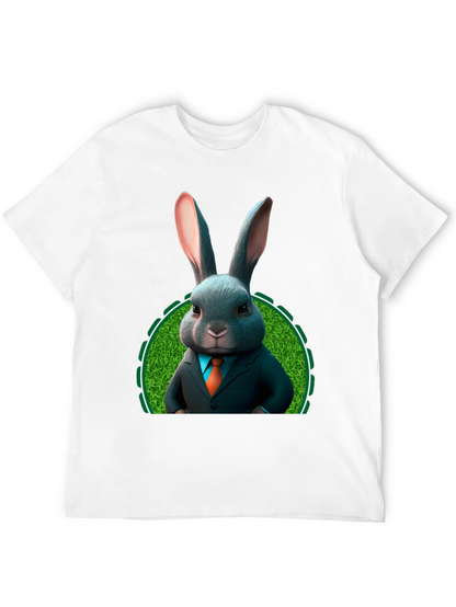 Bunny Business T-Shirt - Easter Rabbit in Suit