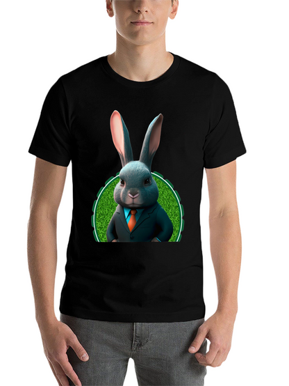 Bunny Business T-Shirt - Easter Rabbit in Suit
