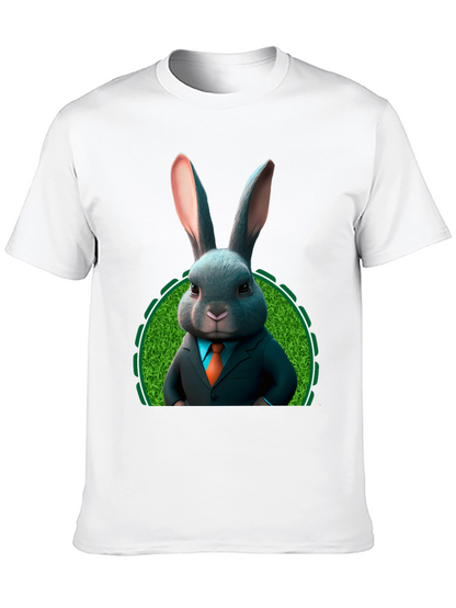 Bunny Business T-Shirt - Easter Rabbit in Suit