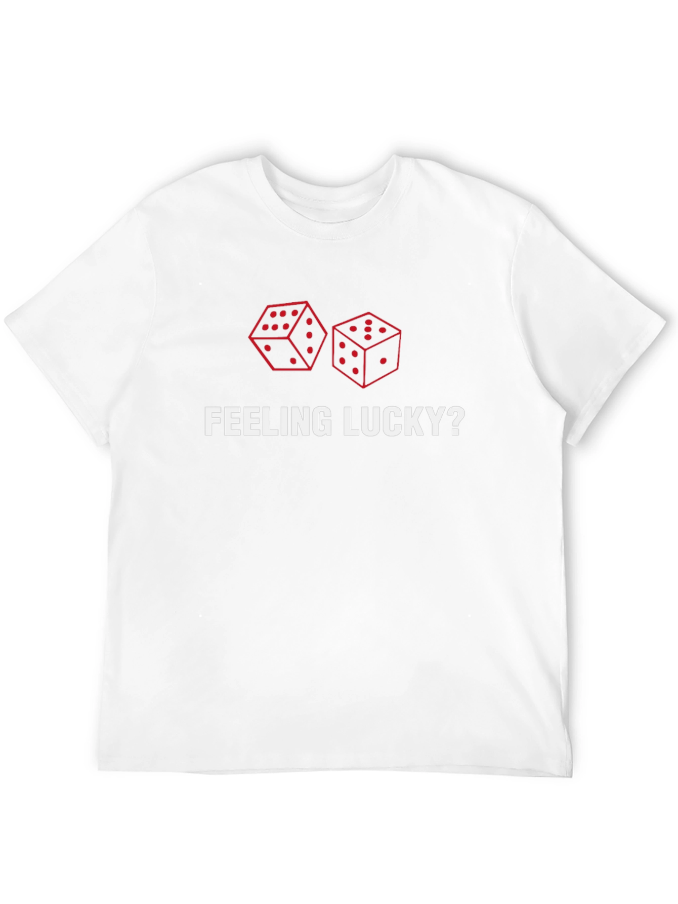 Feeling Lucky? Dice Graphic Print Tee
