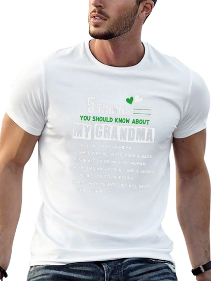 My Grandma 5 Things You Should Know T-Shirt