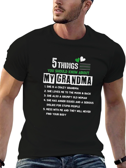 My Grandma 5 Things You Should Know T-Shirt