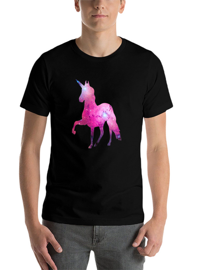 Galaxy Unicorn Black T-Shirt