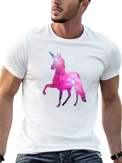Galaxy Unicorn Black T-Shirt