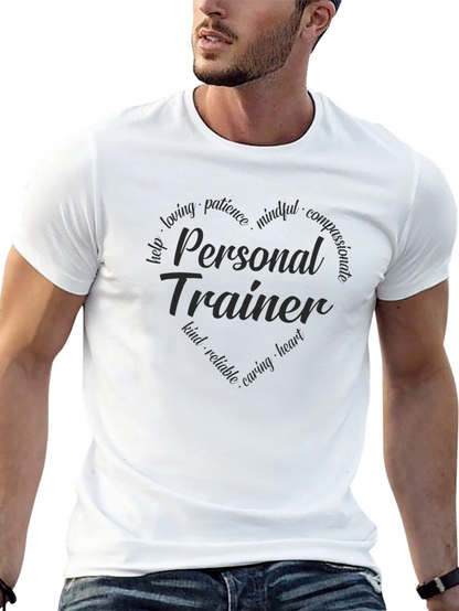 Personal Trainer Heart Graphic T-Shirt