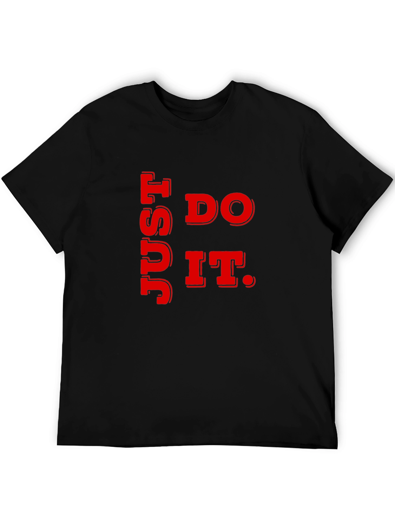 Just Do It Graphic Tee - Black