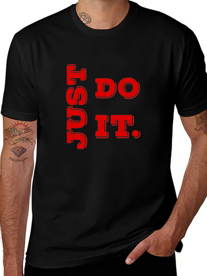 Just Do It Graphic Tee - Black